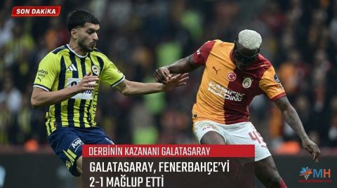 Dev Derbide Zafer Galatasaray’ın: Sarı-Kırmızılılar Fenerbahçe’yi 2-1 Mağlup Etti