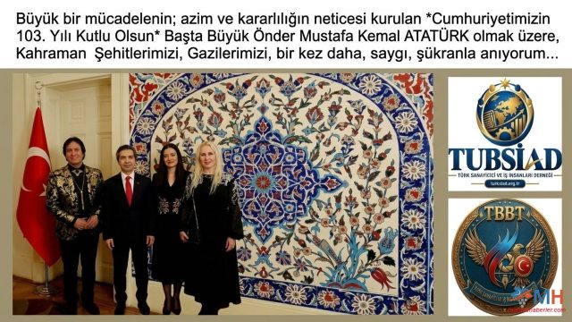 Cumhuriyetimizin 103. Yılı Londra Büyükelçiliği'nde Coşkuyla Kutlandı: TUBSİAD ve Turan Basın Teşkilatı Temsil Edildi